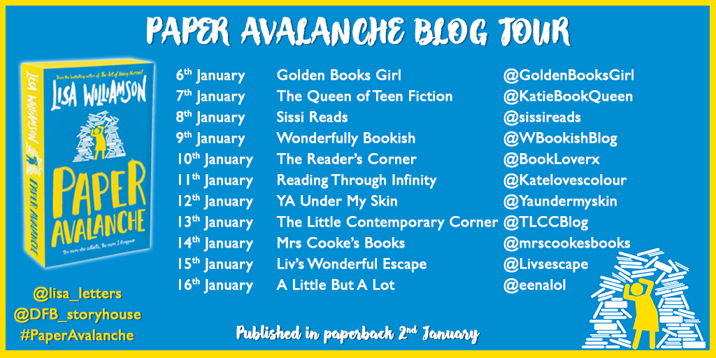 Paper Avalanche Blog Tour: Author Interview with Lisa Williamson