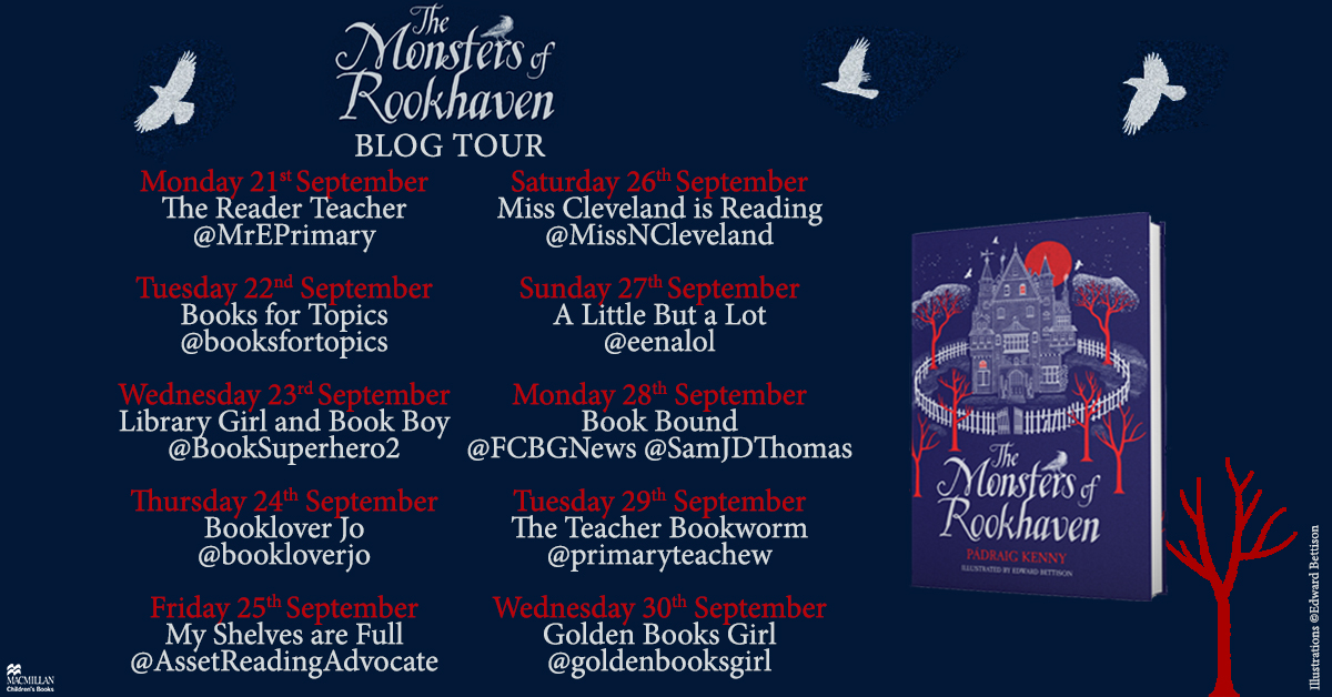 The Monsters of Rookhaven Blog Tour: Author Interview with Pàdraig Kenny